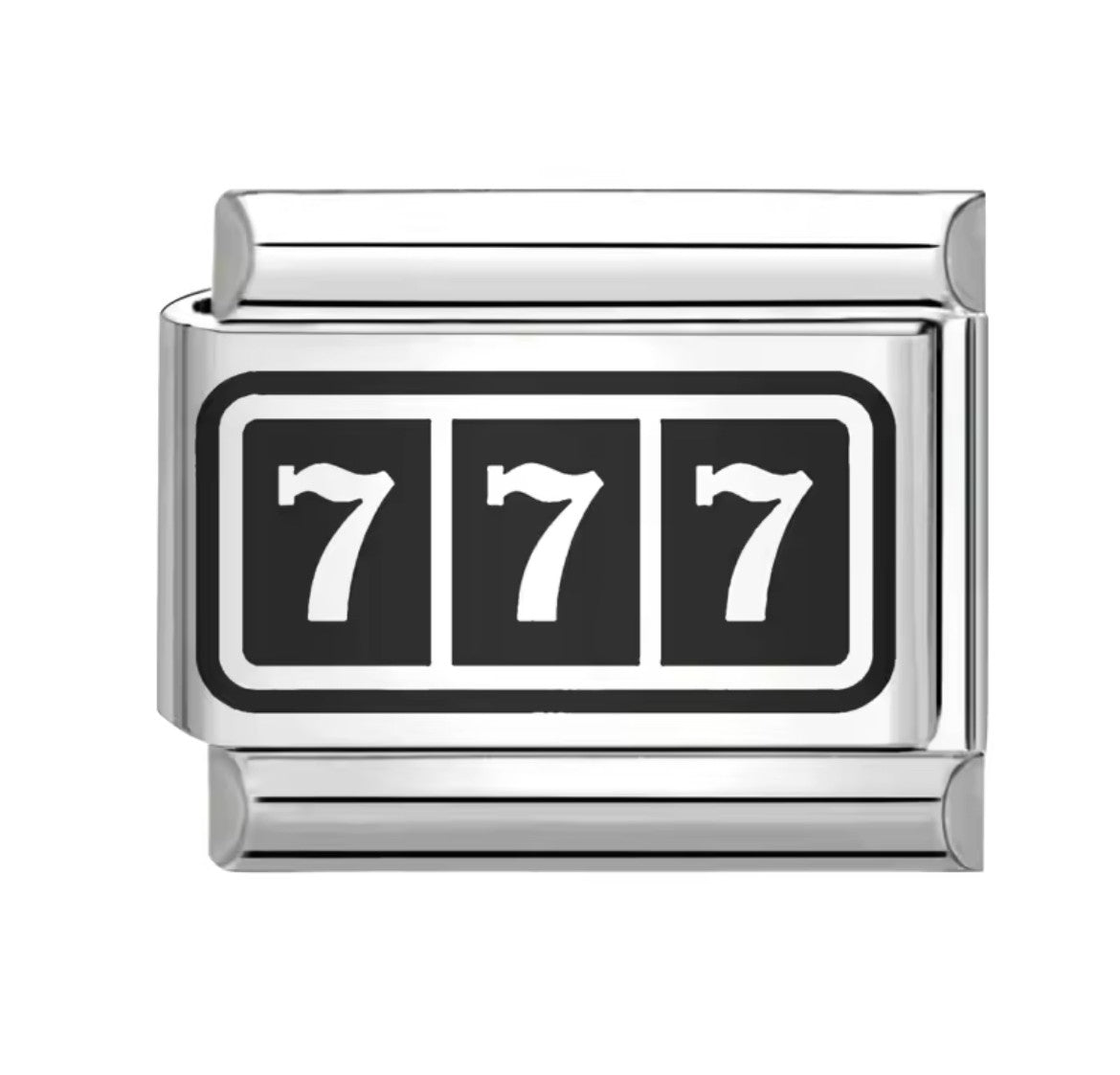 Triple 7 Italy Charm Silver Link