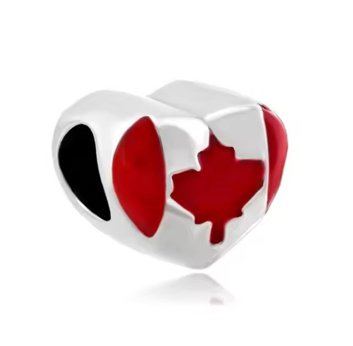 Canada Heart Charm