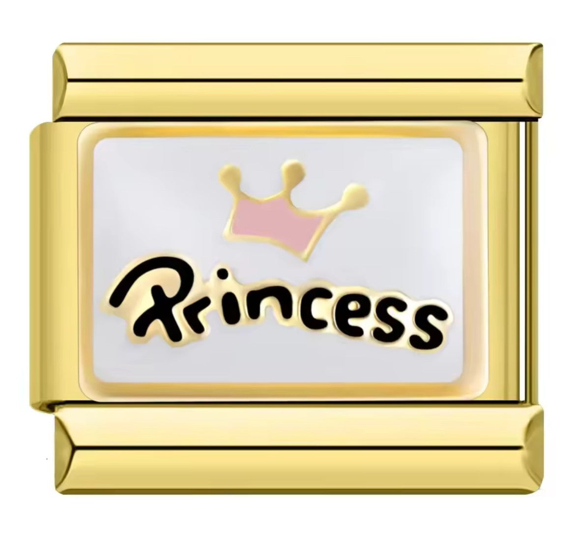 Princess Italy Charm Gold Link