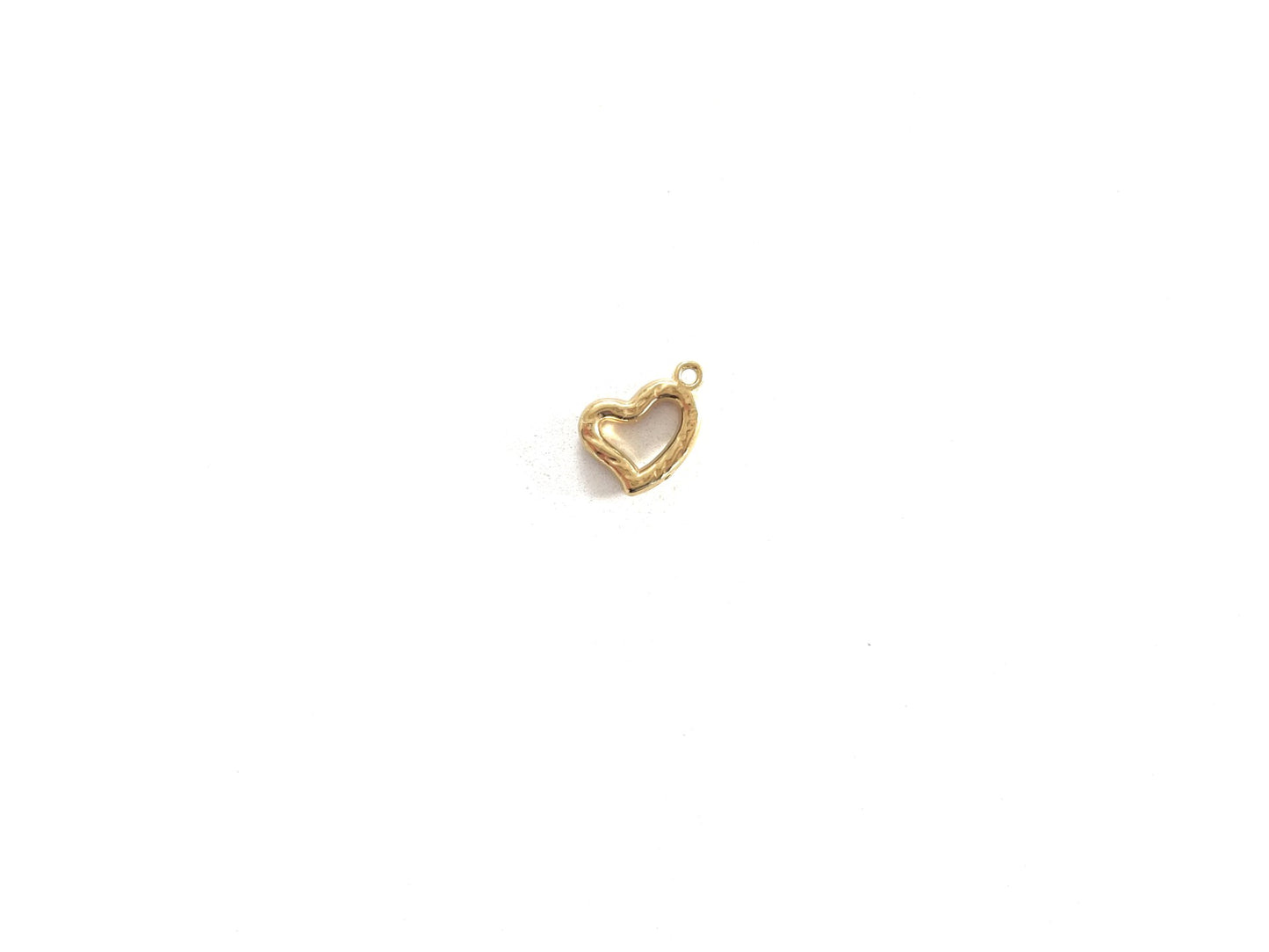 Gold Heart Charm