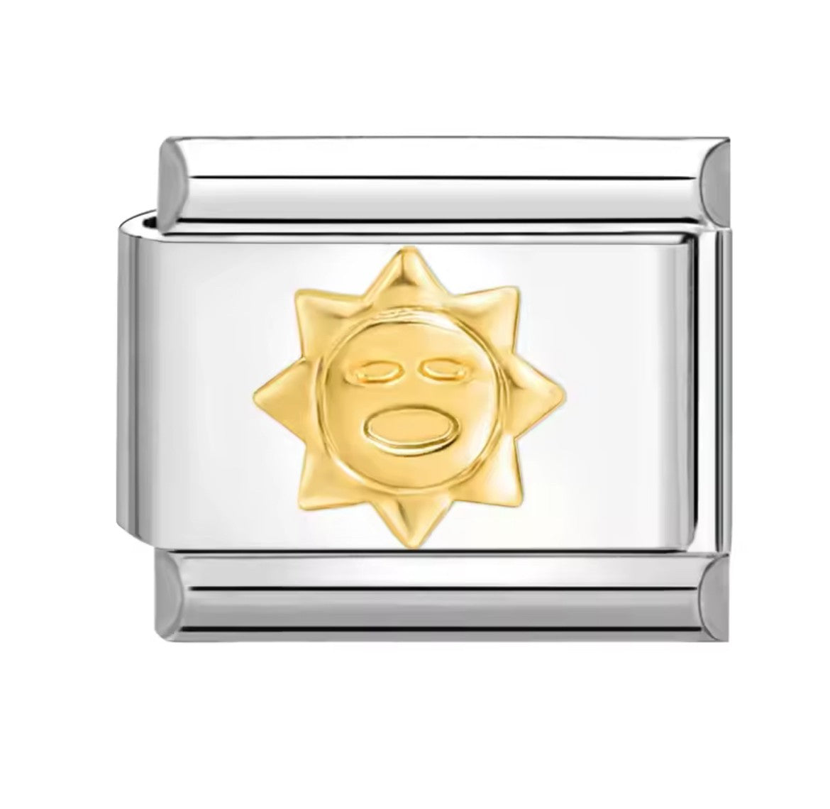 Sun Italy Charm Silver Link