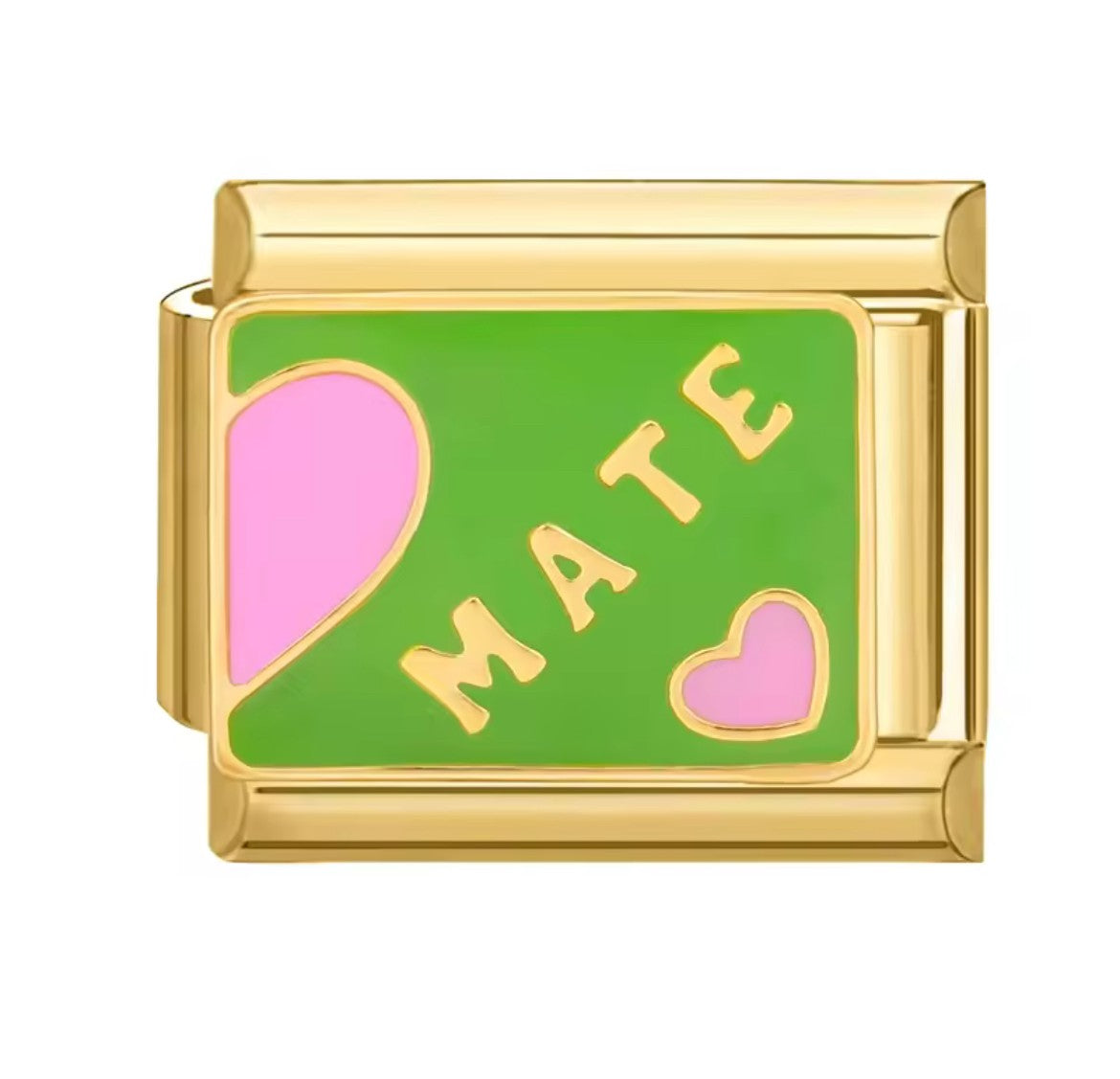 Mate Italy Charm Gold Link