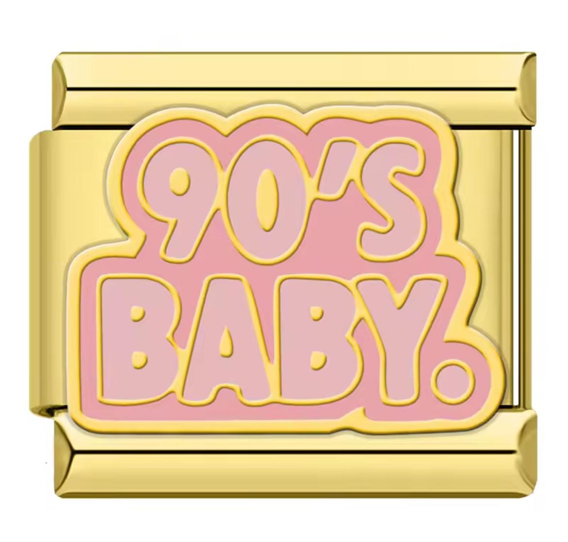 90's Baby Italy Charm Gold Link