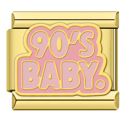 90's Baby Italy Charm Gold Link