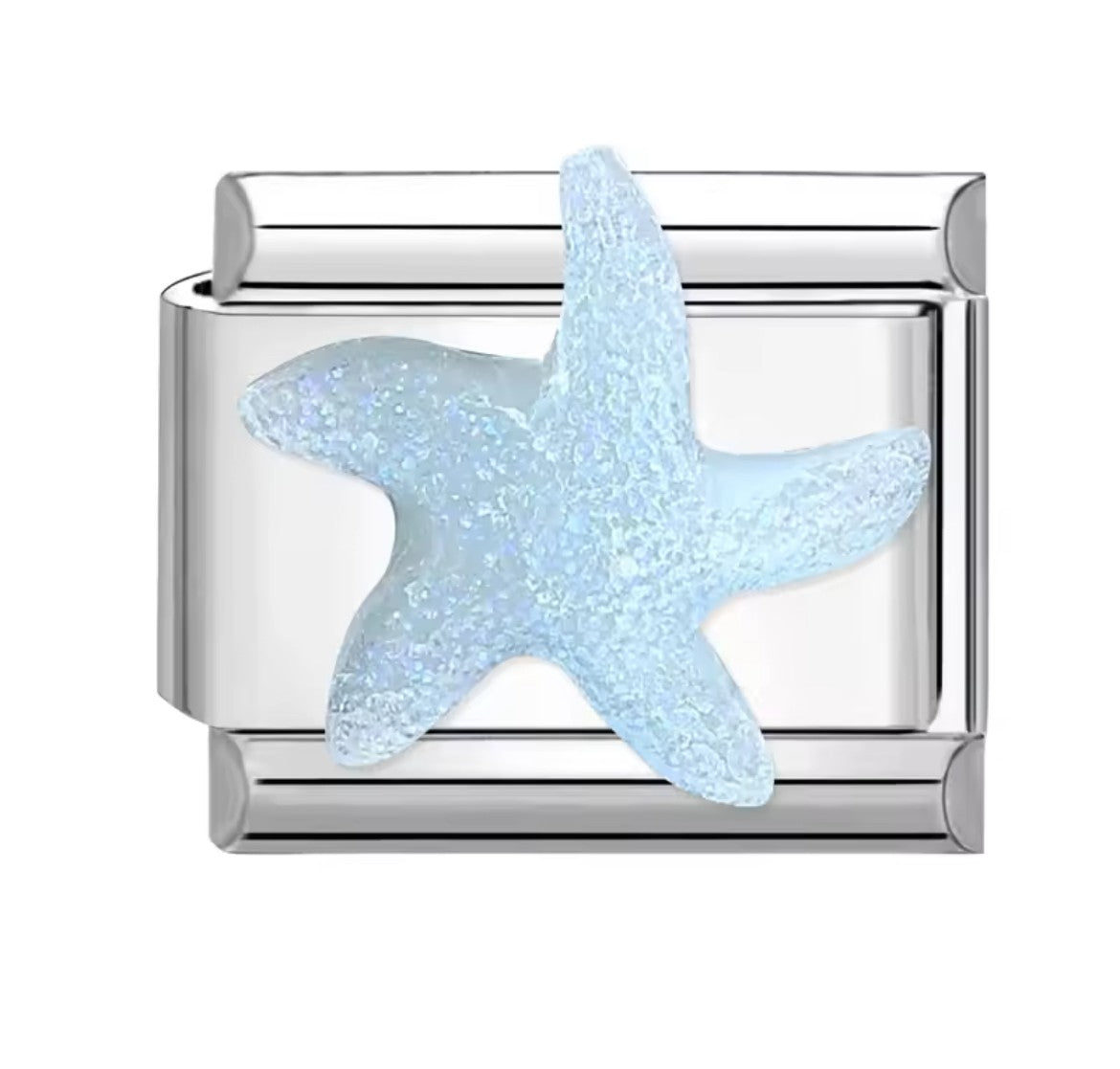 Star Fish Italy Charm Silver Link