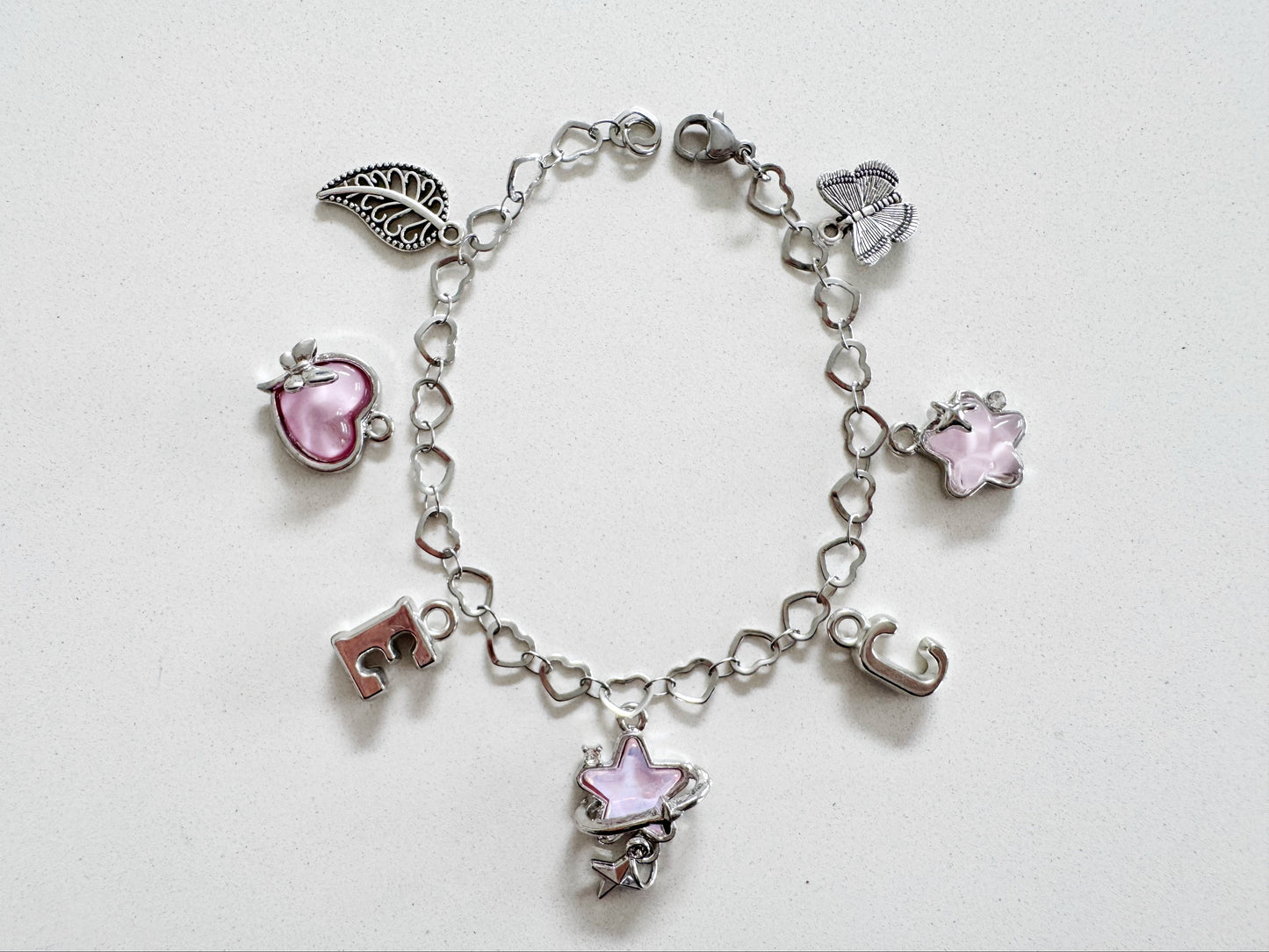 Blushing for YOU Charm Bracelet