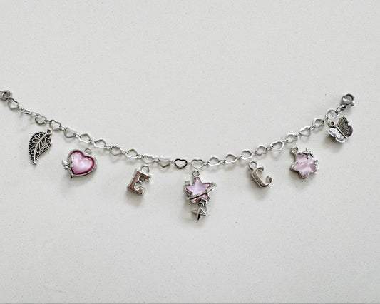 Blushing for YOU Charm Bracelet