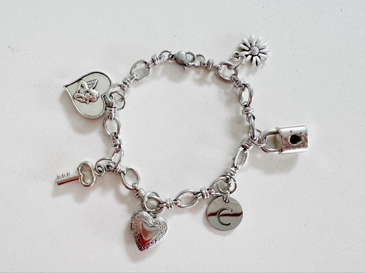 Angel's Love Charm Bracelet