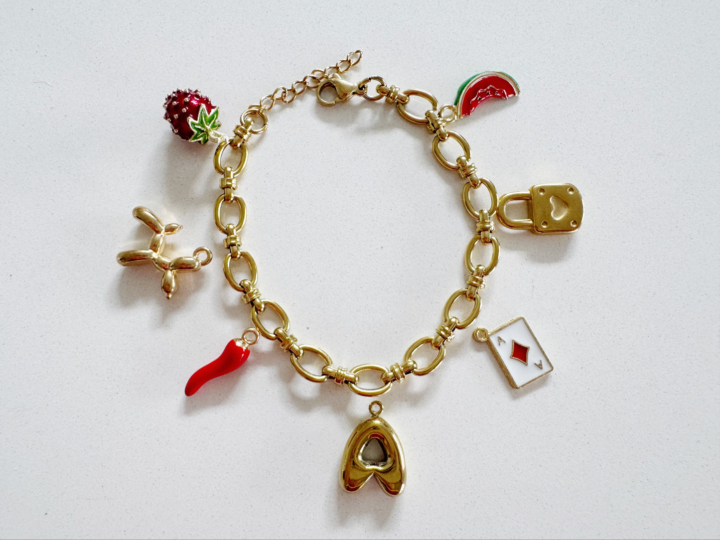 Puppy and Spice Charm Bracelet