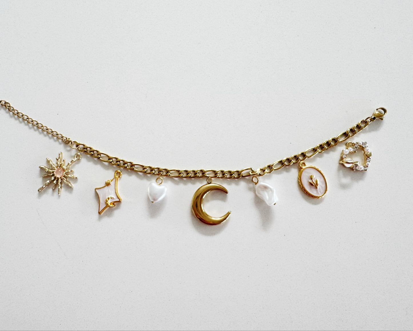 Pearly Charm Bracelet