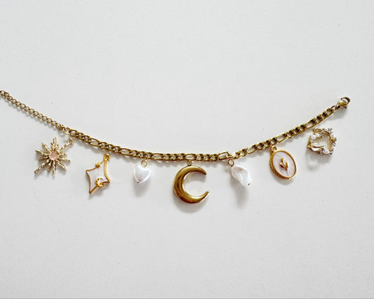 Pearly Charm Bracelet