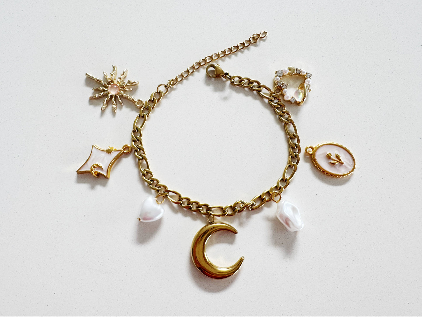 Pearly Charm Bracelet