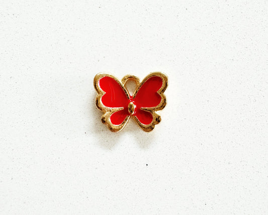 Red Butterfly Charm