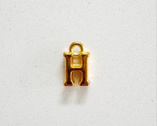 Gold Letter Charm