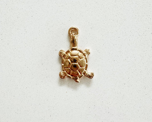 Gold Turtle Charm