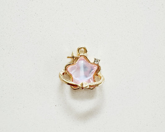 Pink Shooting Star Charm