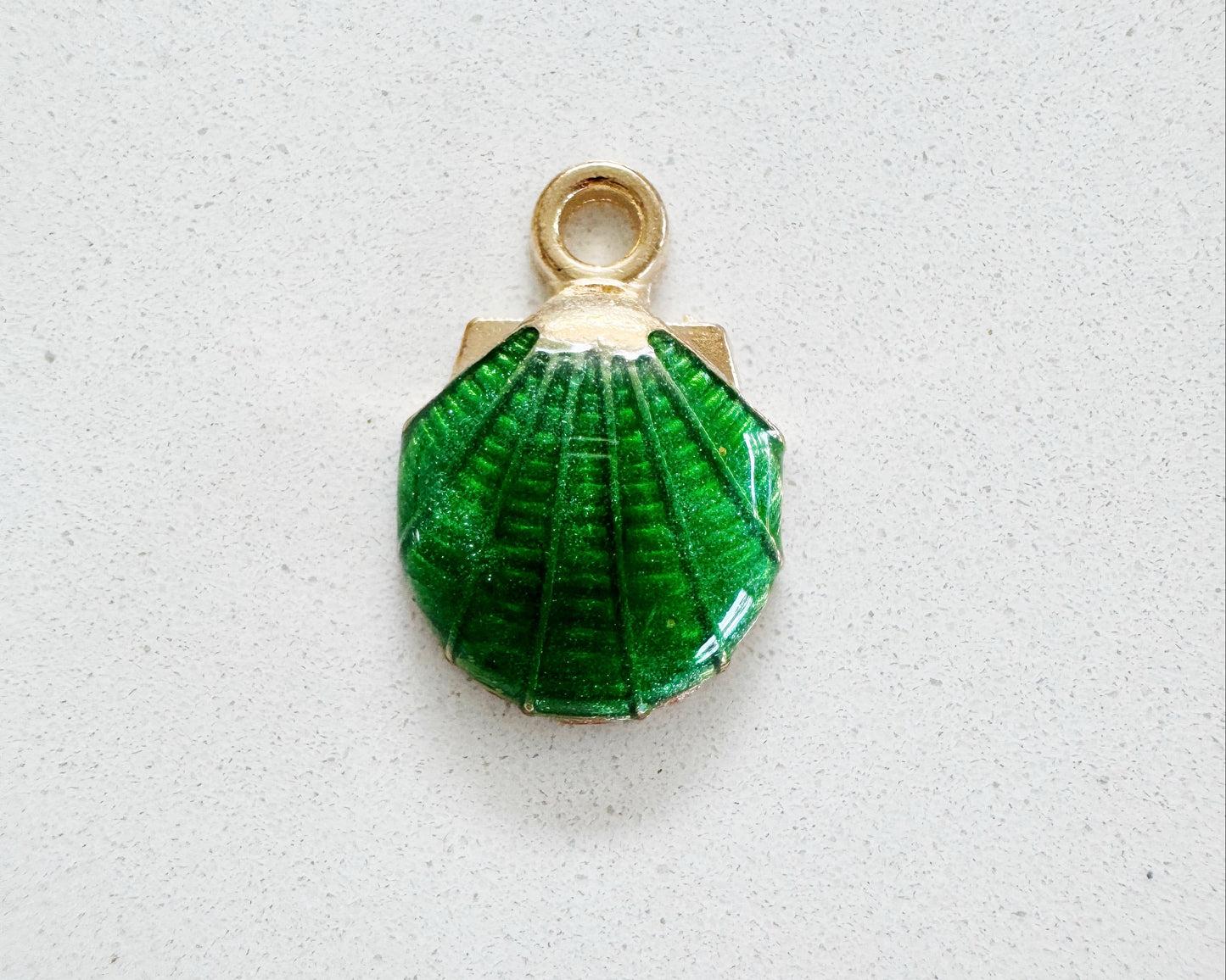 Green Shell Charm