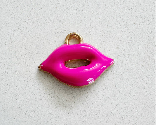 Pink Lip Charm