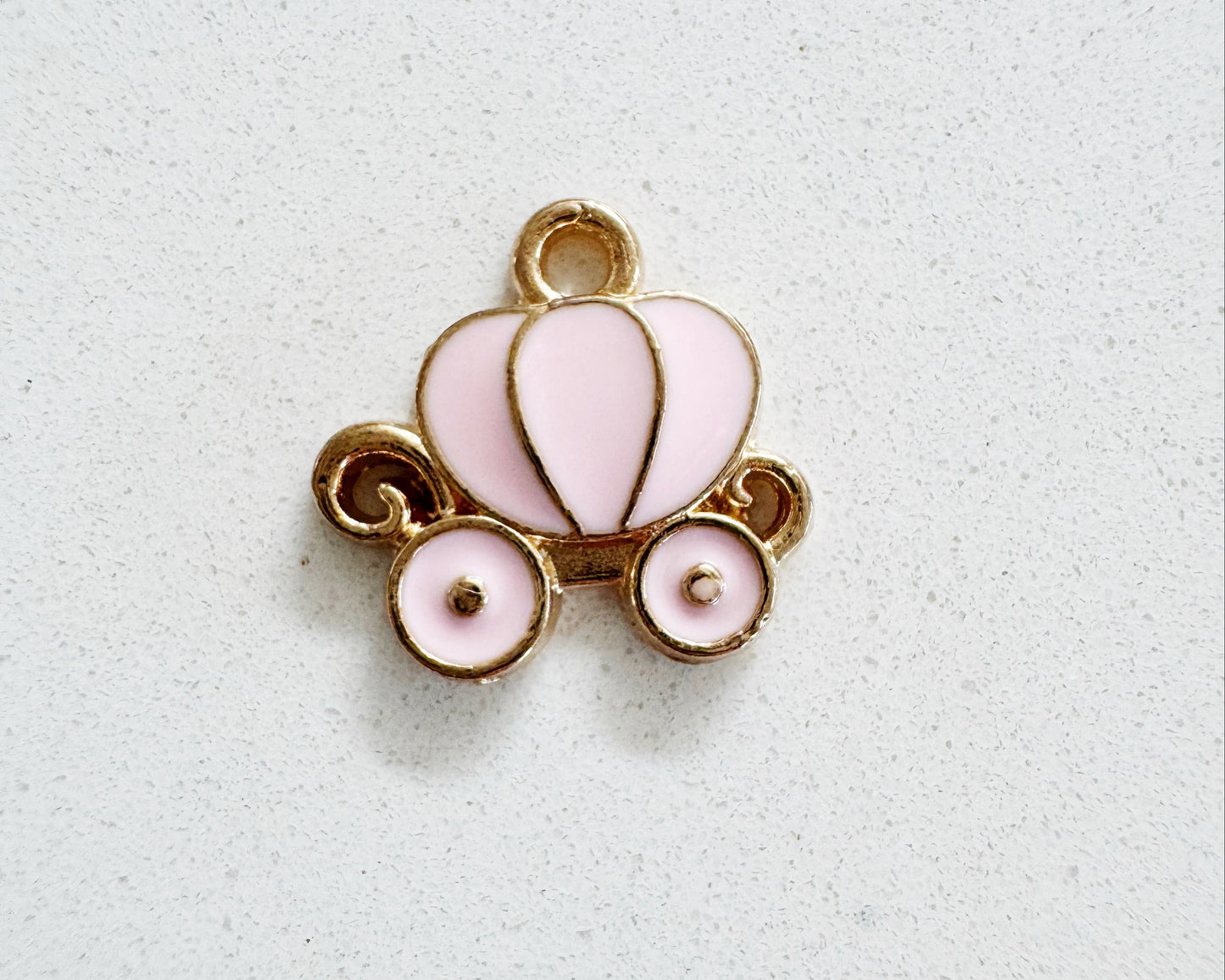 Pink Princess Carriage Charm