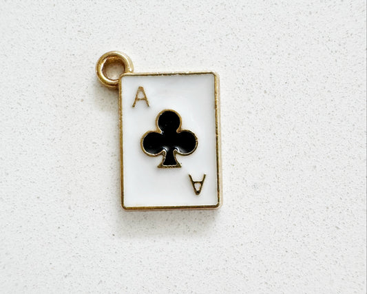 Club Playing Card Charm
