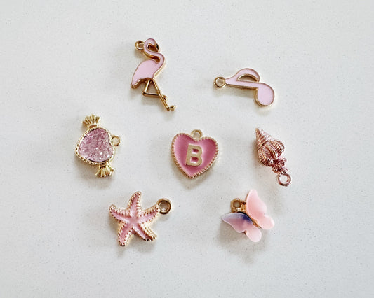 Baby Pink Set Charms