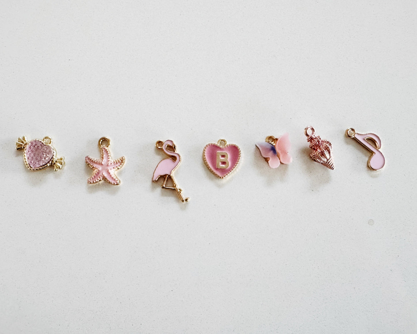 Baby Pink Set Charms