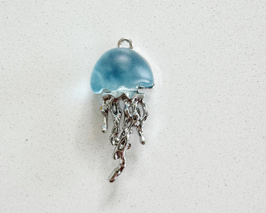Blue Jellyfish Charm