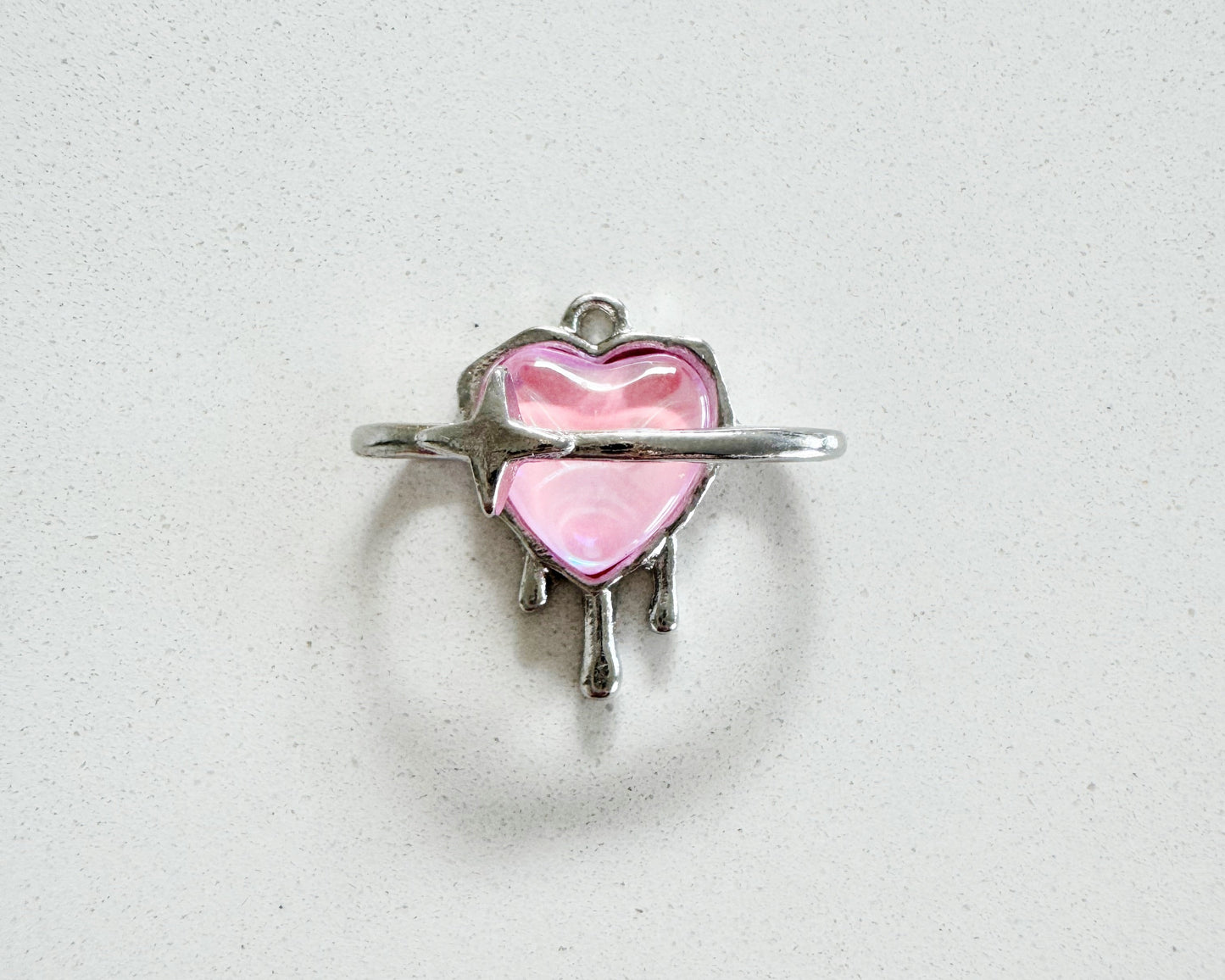 Pinkish Heart Charm