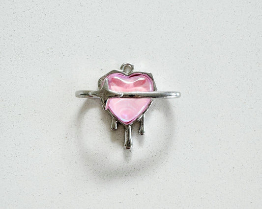 Pinkish Heart Charm