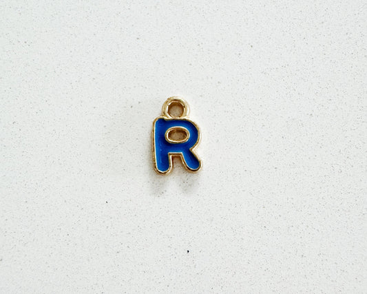Tiny Colour Letter Charm