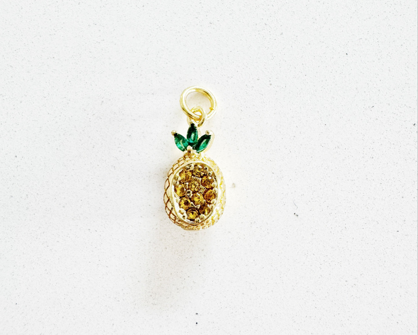 Gold Pineapple Charm