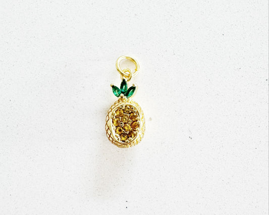 Gold Pineapple Charm