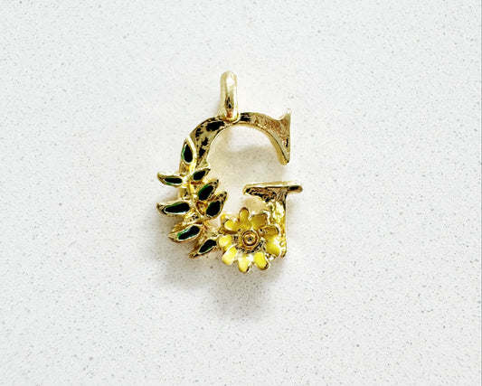 Garden Letter Charm