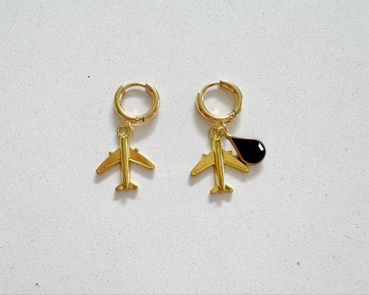 Mini Gold Huggies Earrings