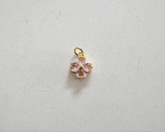 Pink Flower Charm