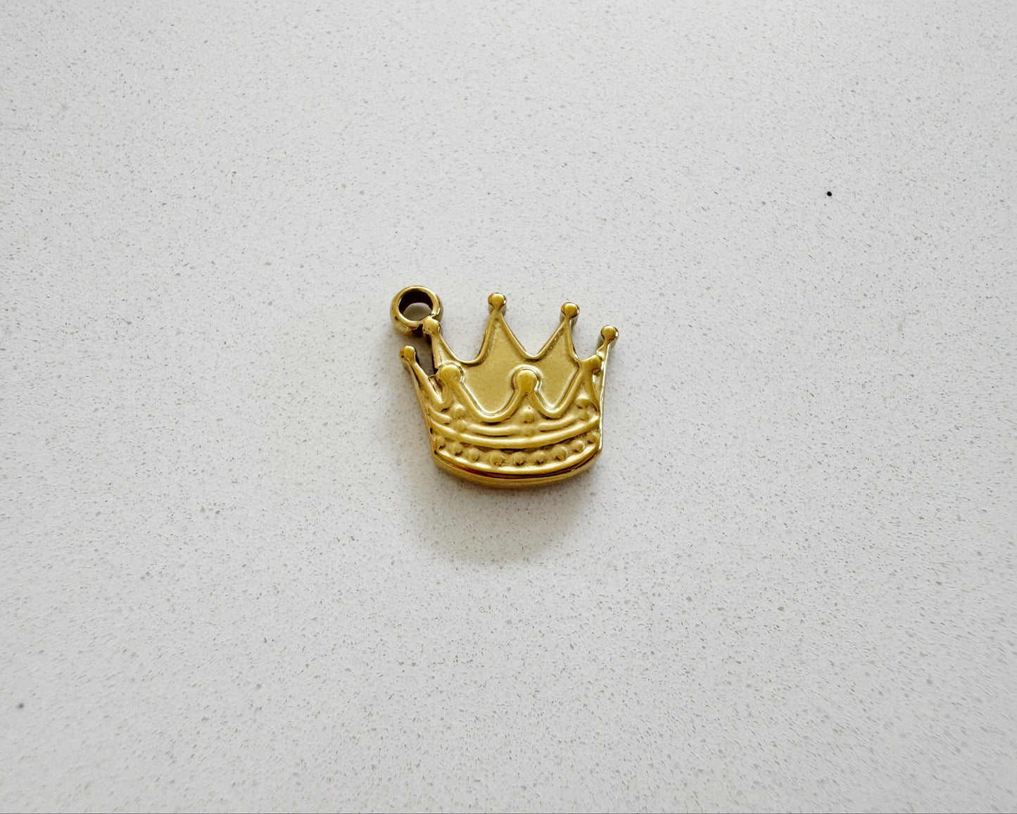Gold Crown Charm
