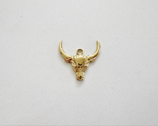 Bull Head Charm