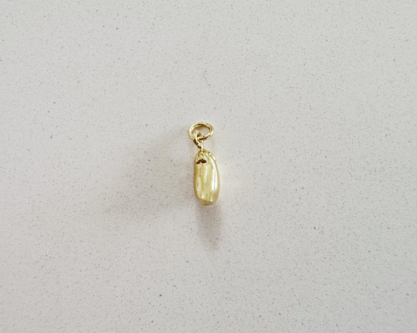 Golden Eggplant Charm