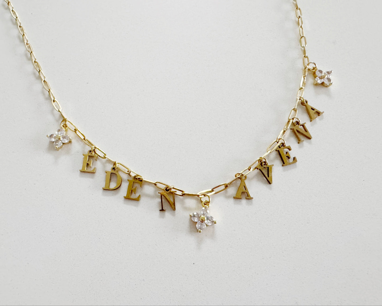 Mini Initial Letter Charm