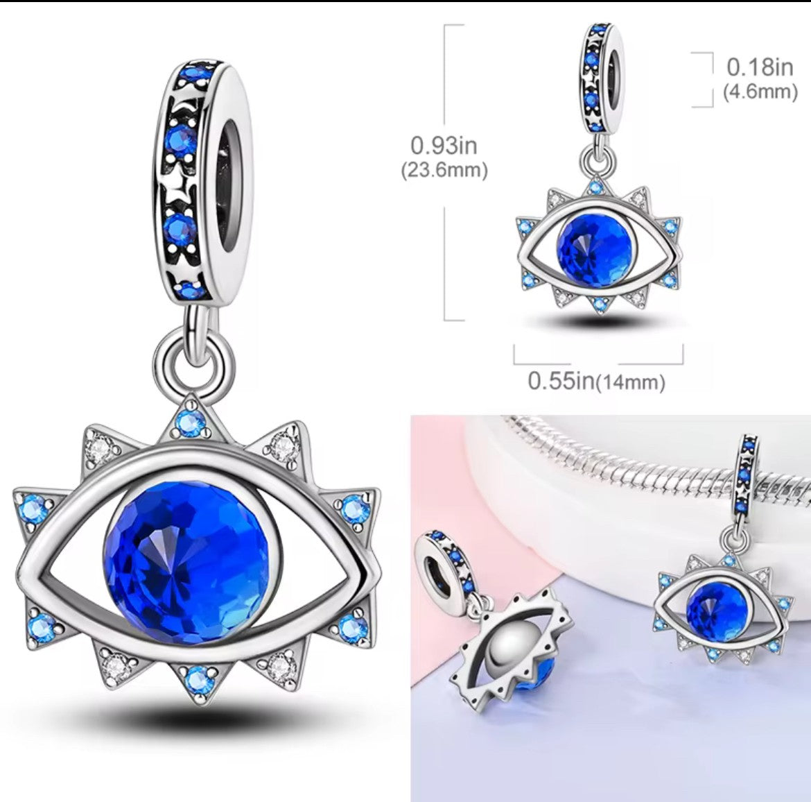 Evil Eye Dangle Charm