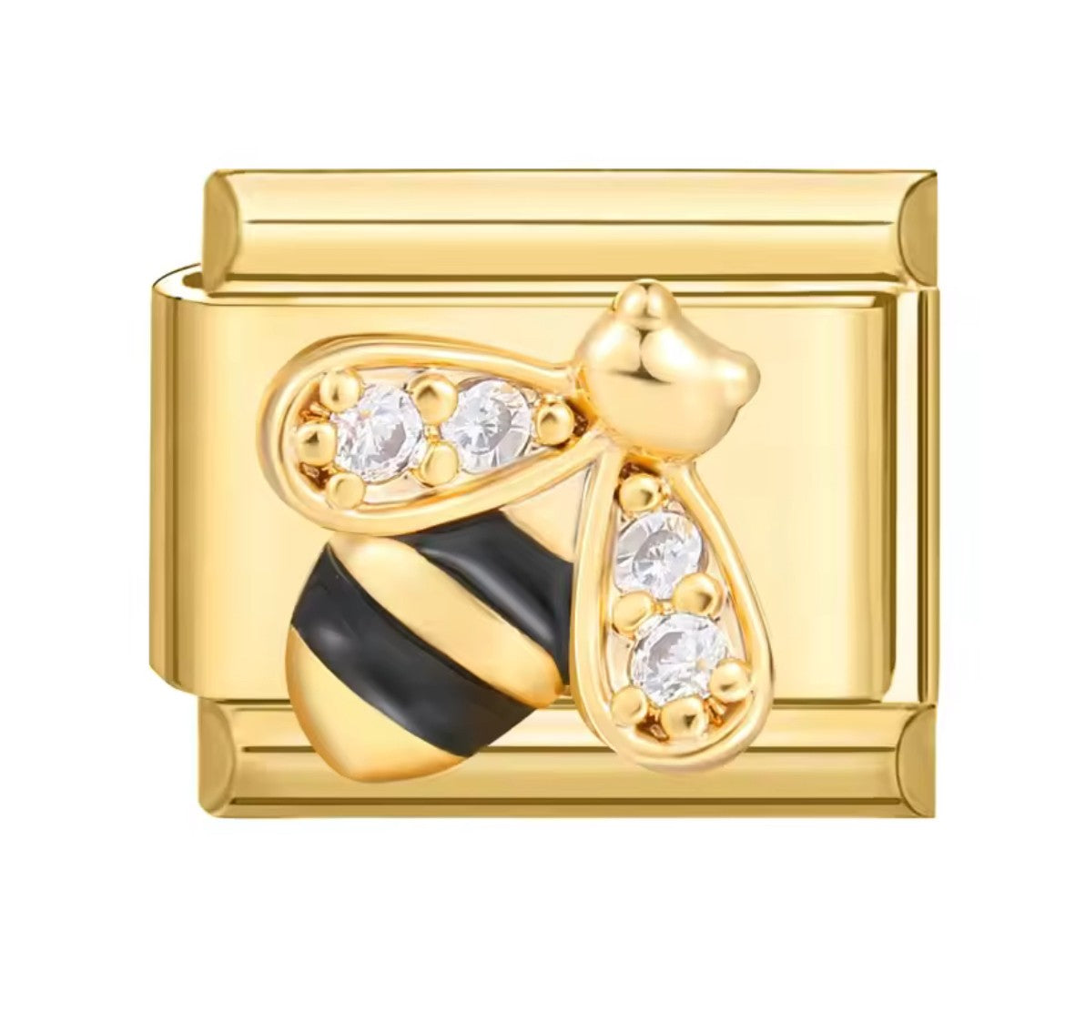 Bee Italy Charm Gold Link