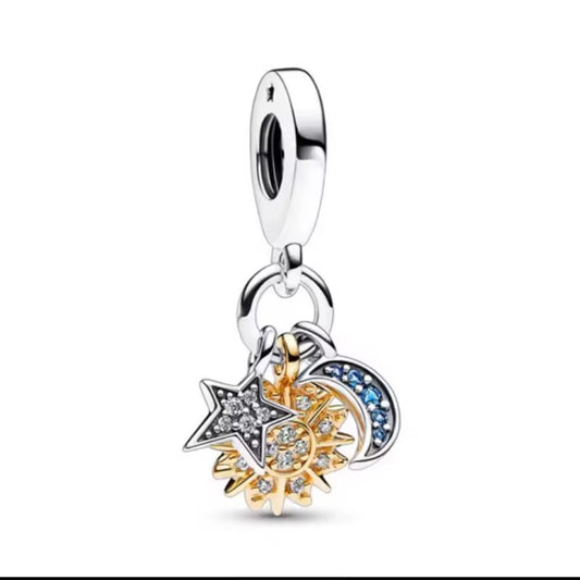 Triple Celestial Dangle Charm