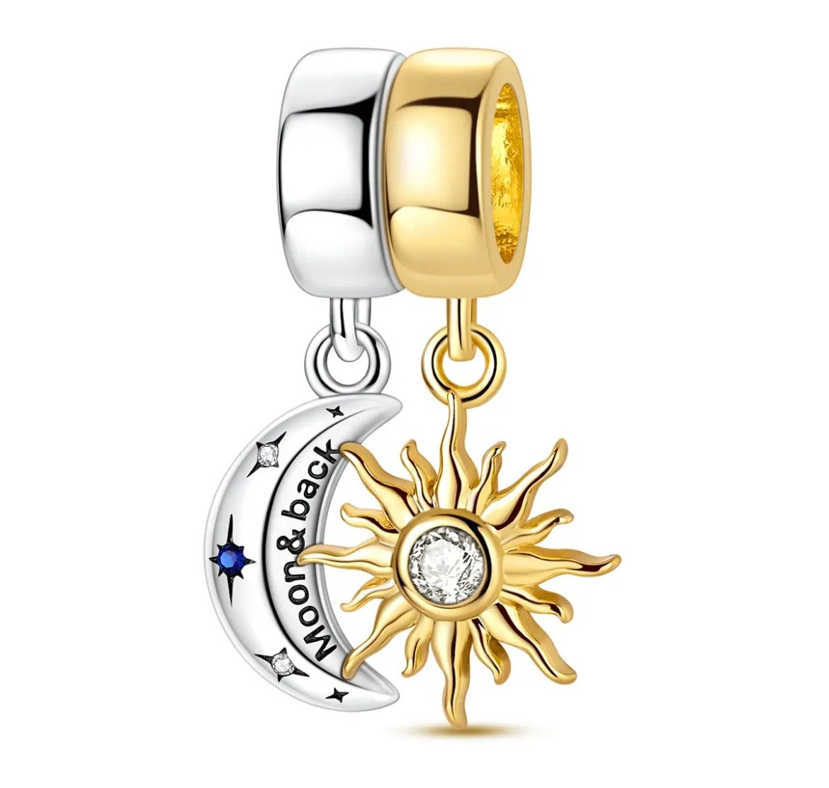 Moon & Sun Dangle Charm