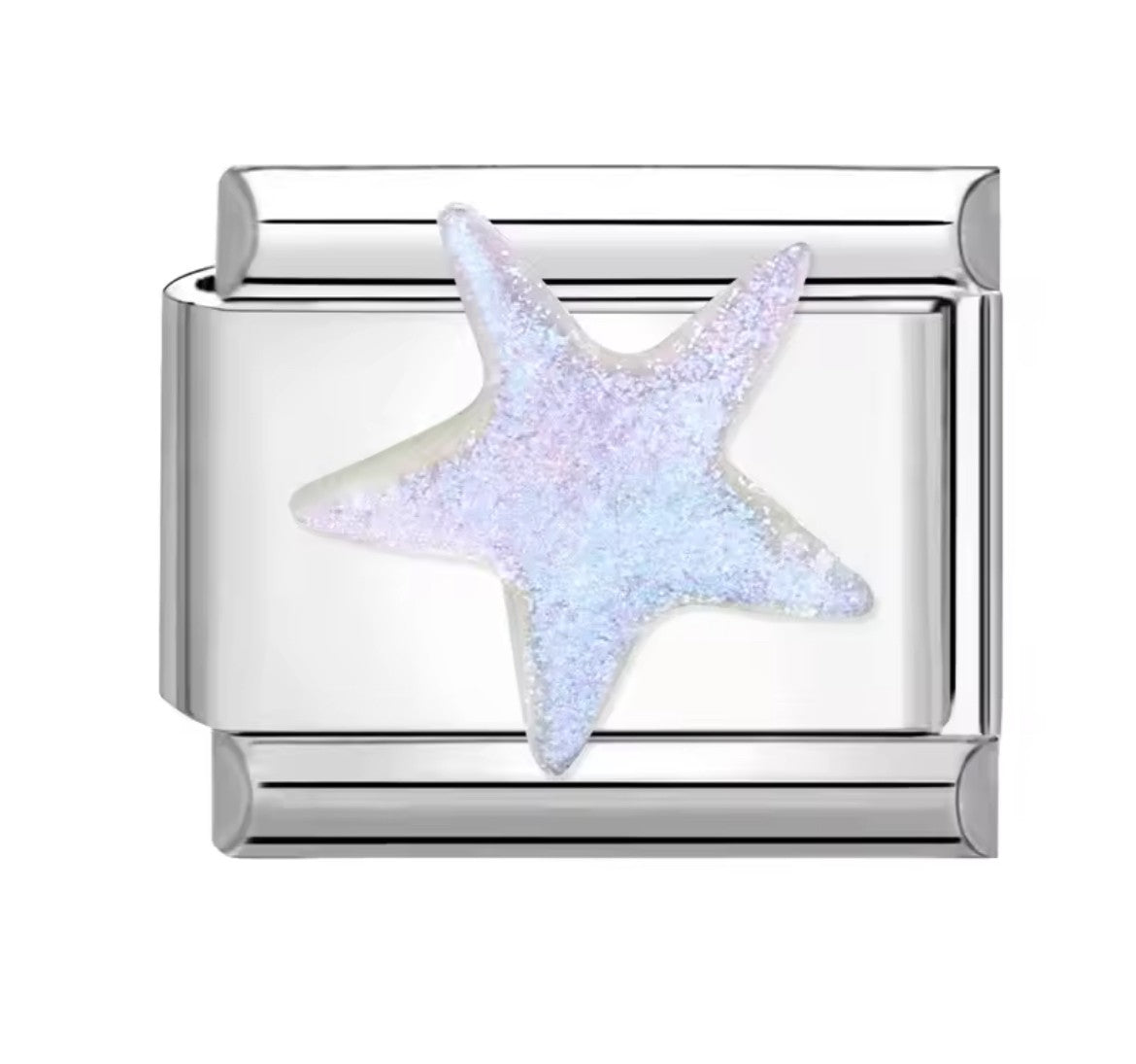 Star Fish Italy Charm Silver Link