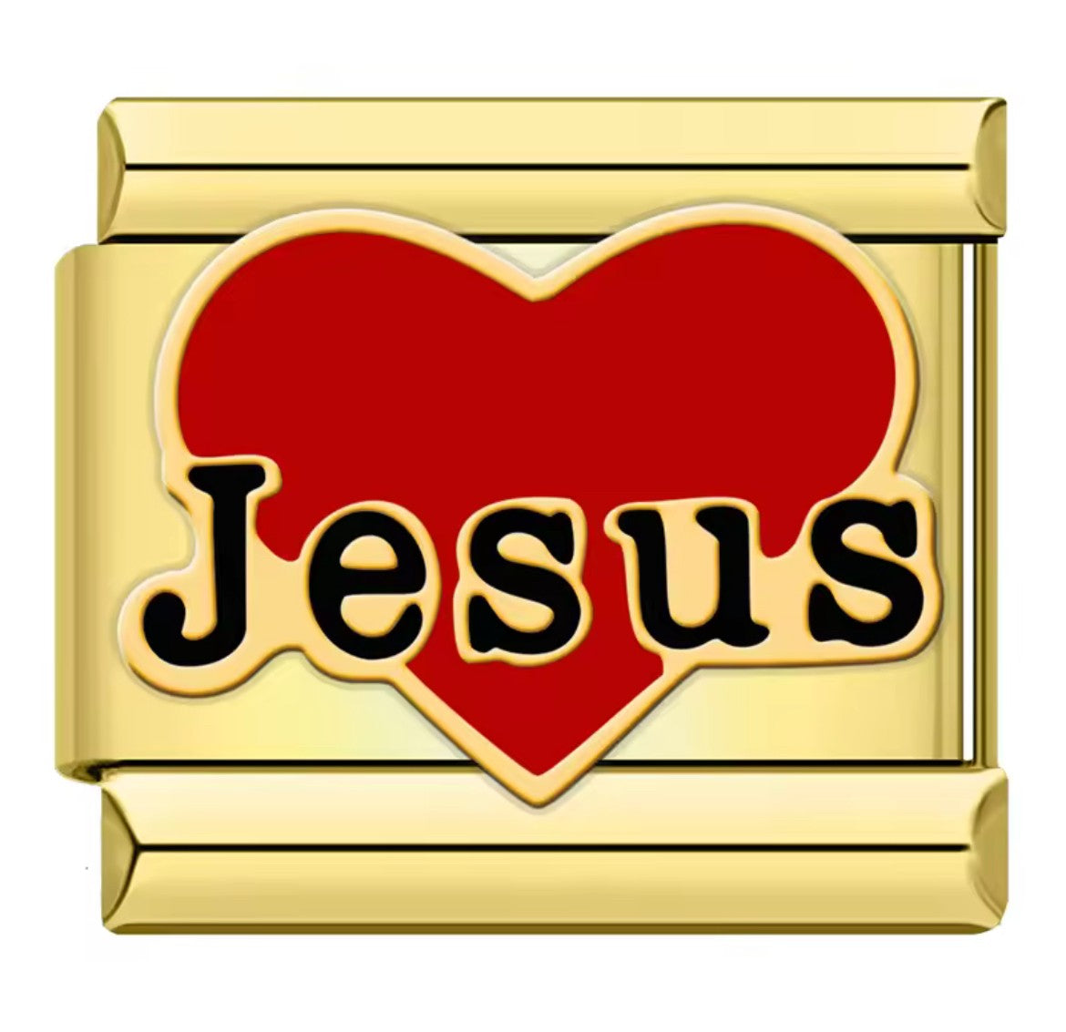 Jesus Italy Charm Gold Link